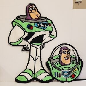 Toy Story Buzz Lightyear Needlepoint 22" Wall Art